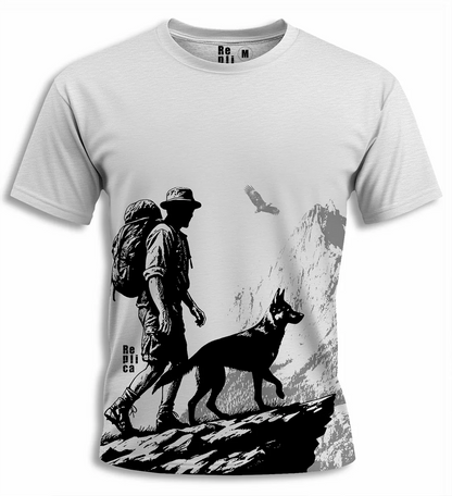 Hiker and Dog